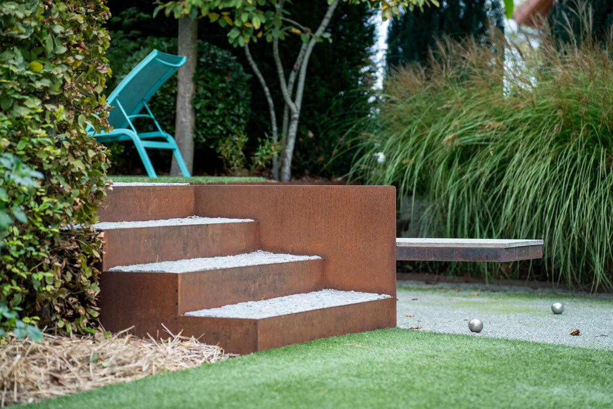 aménagement escalier acier